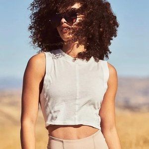Free People Movement Play By Play Tank in White - Size Small